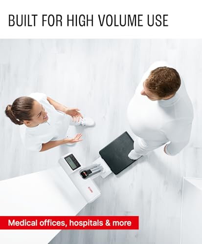Seca 777 Medical Scale – Professional Physician Scale - Accurate Weight with Consistent Results and BMI - Eye Level Height...