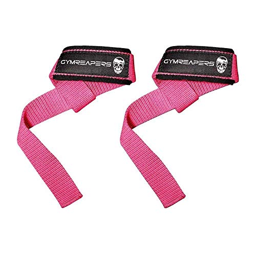 Gymreapers Lifting Wrist Straps for Weightlifting, Bodybuilding, Powerlifting, Strength Training, & Deadlifts - Padded Neo...