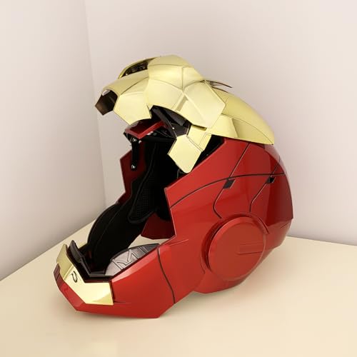 Iron Hero MK 5 1:1 Wearable Helmet :Voice, Touch, and Remote Control, Realistic Sound Effects, Can Cosplay and Collectible...
