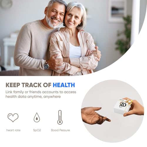 Othelia Smart Ring for Women Men with Sleep Monitoring, Step Counting, Heart Rate, Blood Oxygen, IP68 Waterproof for iPhon...