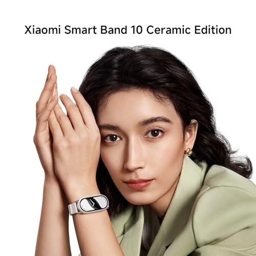XIAOMI Mi Smart Band 10 (2025) Global Version - 1.72" AMOLED Display | 21 Days Battery Life | Touchscreen, Multi-Sport Tra...
