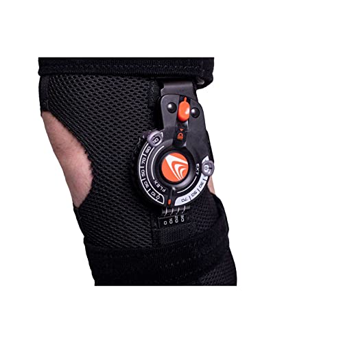 Breg Recover Knee Brace, Long, Airmesh, Open Back, Wraparound (X-Large)
