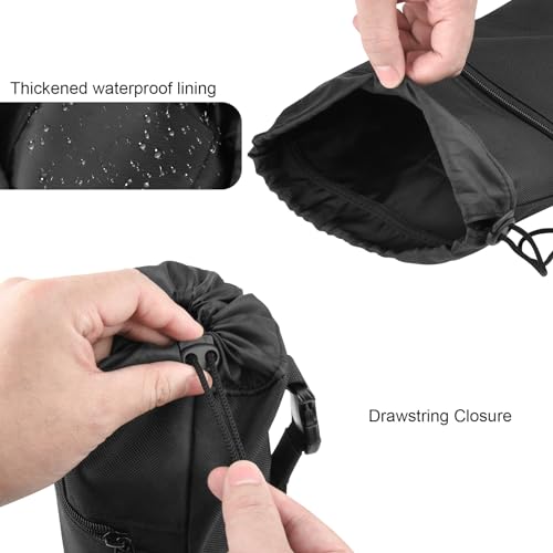 Xxerciz Trekking Poles Carrying Bag Lightweight Collapsible Hiking Poles Storage Bag with Zipper Pocket, Adjustable Should...