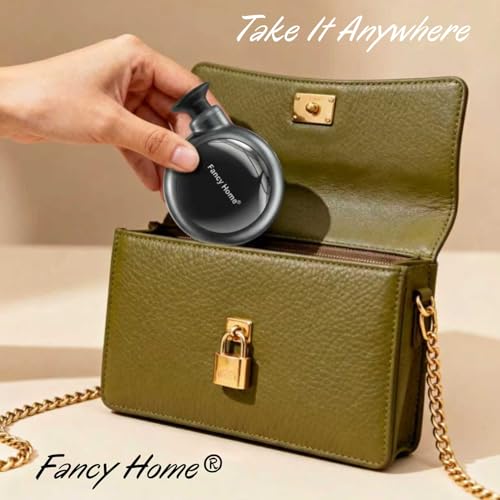 Fancy Home® Mini Massage Gun - Small Titan | Palm-Sized Deep Tissue Massager Gun, Unique Circular Pocket Muscle Massage Gu...