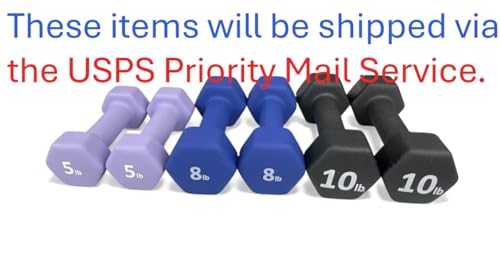 Rainforest Basics Neoprene Coated Dumbbell Hand Weight Set