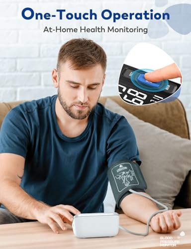 Blood Pressure Monitors for Home Use Upper Arm, Accurate Cuff 8.7”-15.7” Monitor with Large Backlight Display 2 Users 240 ...