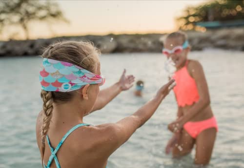 Splash Place SWIM GOGGLES with Fabric Strap - Adult & Kids Swim Goggles - Around The World Theme