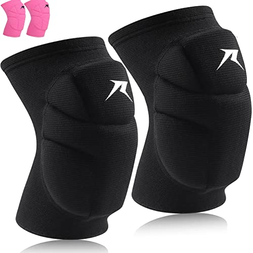 Racbeuk Volleyball Knee Pads,Knee Compression Sleeve Support for Men Women with High Protection Pads,Professional Grade Kn...