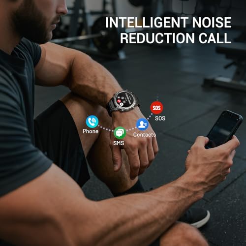 2026 AI Smart Watch with Standalone GPS & Offline Maps, 5ATM Waterproof, 1.43" AMOLED, 21-Day Battery, 178 Sports Modes, C...