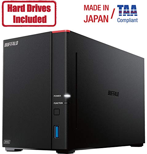 Buffalo Linkstation Soho 720 2-Bay Professional Office Nas 8Tb (2X4Tb) With Hard Drives Included