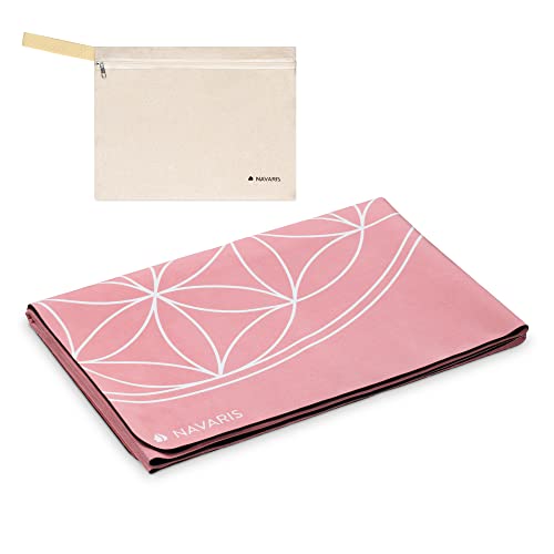 Navaris Foldable Yoga Mat for Travel - 1/16" (1.5mm) Thick Exercise Mat for Pilates, Workout, Gym, Fitness - Non-Slip Fold...