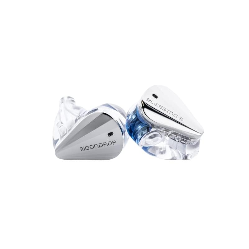 Moondrop Blessing 3 in-Ear Earphones 2DD+4BA Hybrid Triple-Range Frequency Division in-Ear Monitors 0.78-2pin IEM Earbuds