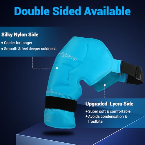 Comfytemp Shoulder Ice Pack Rotator Cuff Cold Therapy Wrap, FSA Eligible HSA Wearable, Gel Packs for Injuries Reusable Hot...