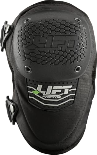 LIFT SAFETY Factor Knee Guards | Hard Shell Impact Protection | EVA Foam Padding for Comfort | Adjustable Straps for Secur...