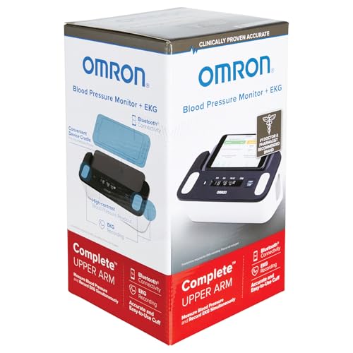 OMRON Complete 2-in-1 Blood Pressure Monitor + EKG for Home Use & Upper Arm Blood Pressure Cuff - #1 Doctor & Pharmacist R...
