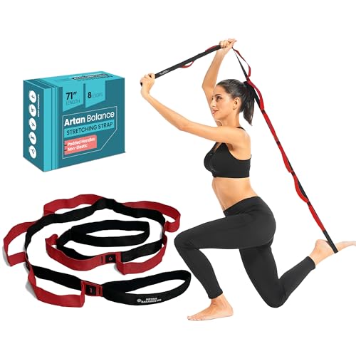 Artan Balance Stretching Straps for Flexibility, Balance, and Leg Stretching – Multiple Styles for Yoga, Ballet, Dance, Gy...