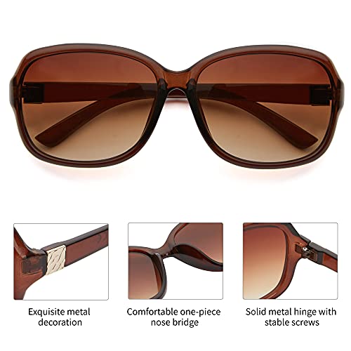 Madison Avenue 2 Pack Classic Vintage Sunglasses for Women Men,Fashion Sun Shades Glasses with UV400 Protection