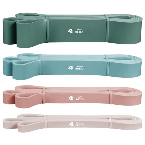 Retrospec Lift Resistance Pull Up Assistance Band Set for Working Out, Home Fitness, Toning, Stretching. Physical Therapy,...