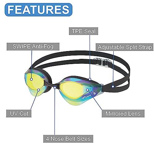 VIEW Swimming Gear V-230ASA Blade Orca Swipe Racing Swim Goggles