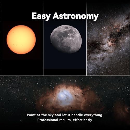 DWARFLAB Dwarf 3 Smart Telescope - Portable, Capture Astronomy/Wildlife/Panorama, EQ Mode, Cloud Processing, 4K Auto-Track...