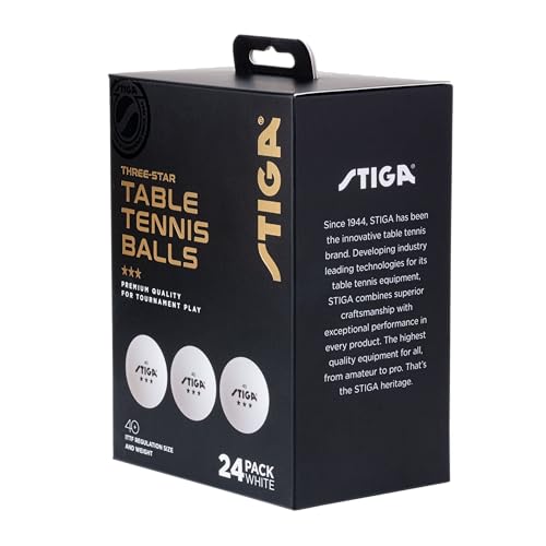 Stiga 3-Star Table Tennis Balls