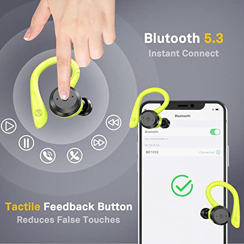APEKX Bluetooth Headphones True Wireless Earbuds with Charging Case IPX7 Waterproof Stereo Sound Earphones Built-in Mic i...
