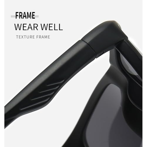 ZFVTFC Lightweight sports sunglasses, blue mercury mirror, brown frame; black and gray mirror, black frame; UV protection