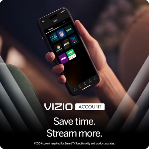 VIZIO 24-inch D-Series Full HD 1080p Smart TV with Apple AirPlay and Chromecast Built-in, Alexa Compatibility, D24f-J09, 2...