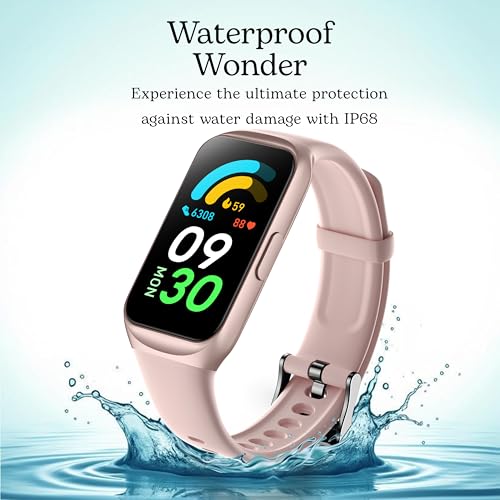 MEHRI Fitness Tracker - Smart Watch with 24/7 Heart Rate, Blood Pressure & Oxygen, Sleep & Stress Monitoring, IP68 Waterpr...