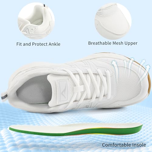 Ablanczoom Womens Sneakers Walking Shoes: Comfortable Breathable Non Slip Shoes for Tennis Gym Workout Casual Athletic