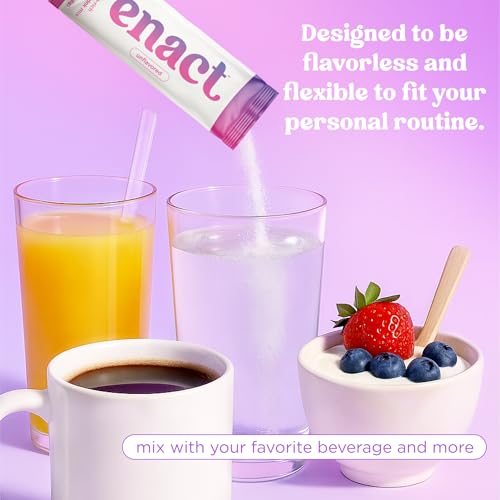 Enact Hydration Electrolyte Powder Drink Mix, Doctor-Formulated Electrolytes for POTS Support, High Sodium, No Artificial ...