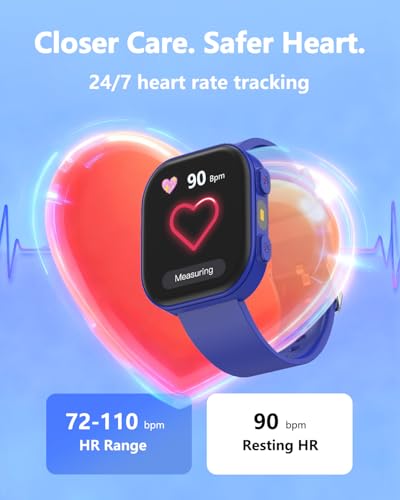 MorePro Smart Watch for Kids No App No Phone Required, Fitness Tracker Watch for Kids with Heart Rate, Blood Oxygen, Sleep...
