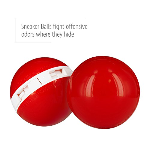 Sneaker Balls Odor-Fighting Shoe Fresheners, Eliminates Unpleasant Smells, Perfect For Sneakers, Gym Bags, Gear Bags, Draw...