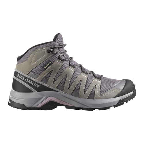 Salomon Women's X-Adventure Recon Mid Gore-Tex Hiking Shoe, Waterproof Stability for Rugged Hiking Trails & All-Weather Tr...