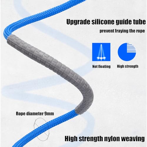 23 FT Long Jump Rope for Kids Adults,Double Dutch Jump Rope,Adjustable Skipping Ropes with High-strength Nylon Braided Rop...