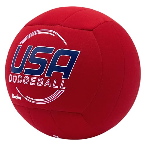 Baden | 7.5 inch Cloth Dodgeball | Official Ball of USA Dodgeball | Durable Knit Fabric Cover, Foam Backing, & Wound Bladd...