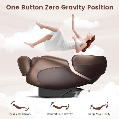Relaxe Zero Gravity Shiatsu Massage Chair with Heating (SL-Track)