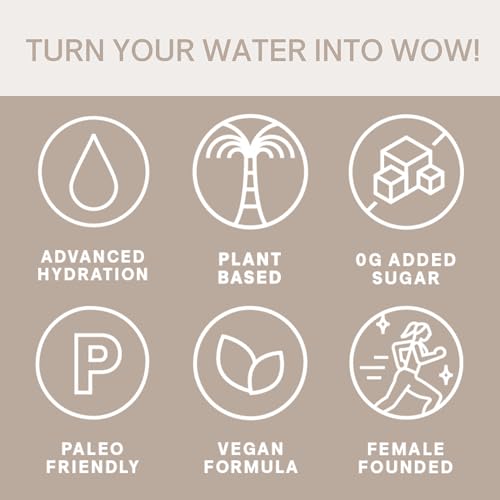 Cure Hydration Plant-Based Electrolyte Drink Mix | No Added Sugar | Dehydration Relief | Coconut Water Powder | FSA-HSA El...