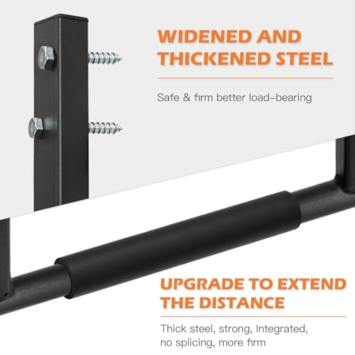 ATENTO Pull Up Bar, Chin Up Bars Ceiling Mount, Workout for Home Gym, Beam, Crossfit - Heavy-Duty, Foam Grip, Easy install...
