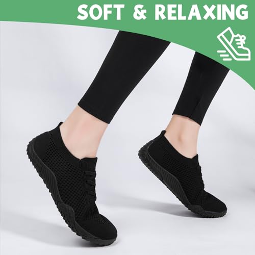Women Barefoot Shoes Tennis Running Slip on Sneakers Breathable Gym Walking Minimalist Cross-Trainer Ladies Slipper