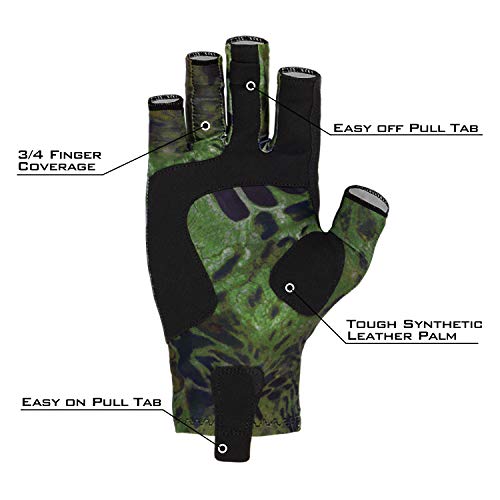 KastKing Sol Armis Sun Gloves UPF50+ Fishing Gloves UV Protection, Sun Protection for Outdoor, Kayaking, Rowing