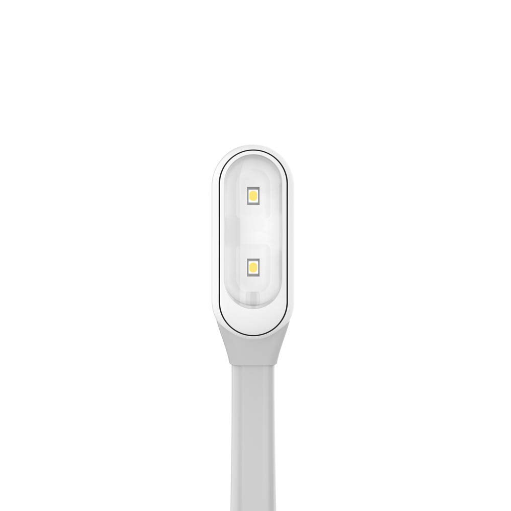 The Original Mighty Bright Wonderflex Rechargeable Book Light  20 Lumens Of Warm Eye-Care Light  3 Brightness Levels  45 Hours Of Battery Life  Durable  Flexible (White)