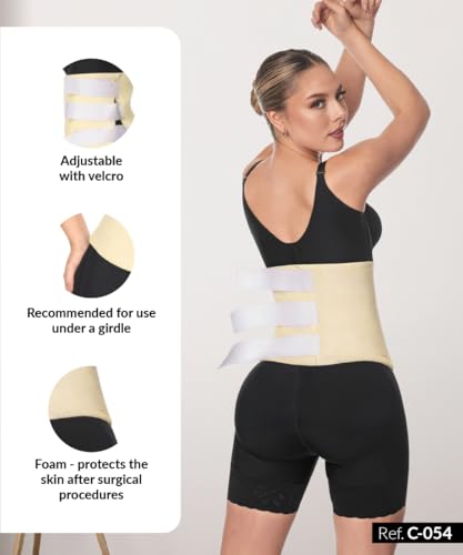 Forma Tu Cuerpo Lipo Foam 360 Short Wrap for Post Surgery Liposuction, Tummy Tuck, BBL Recovery, Abdominal Care, and Compr...