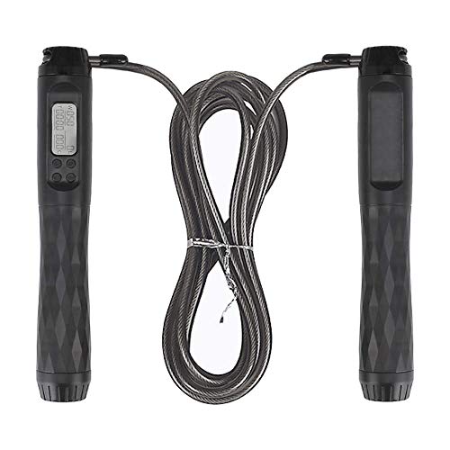 Zoë's Corner: Cordless Weighted Digital Counter Jump Rope for Crossfit Cardio WOD, Exercise, Boxing, Martial Arts, MMA Tra...