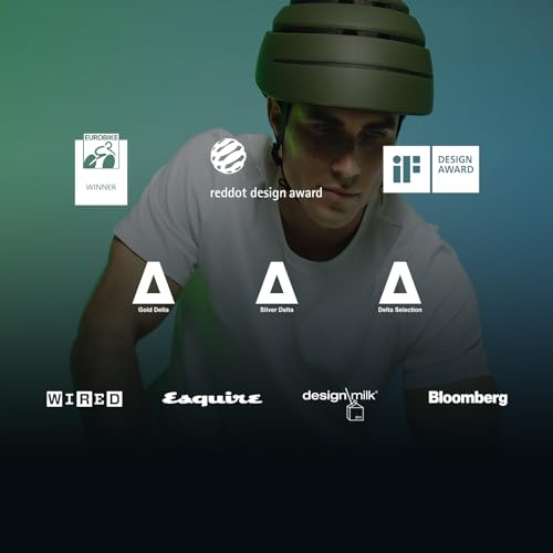 CLOSCA. Foldable Helmet. The Bike Helmet for Women and Men. Certificate for Bicycle, Scooter, Electric Bicycle, Inline Ska...