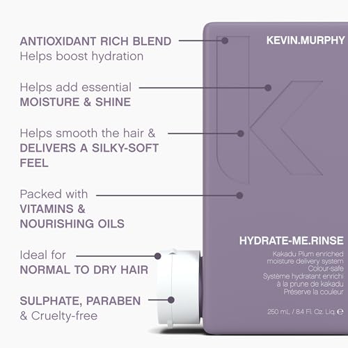 KEVIN.MURPHY HYDRATE-ME.RINSE - Moisturising Conditioner - For Normal & Dry Hair - Hair Repair - Colour Safe Conditioner -...