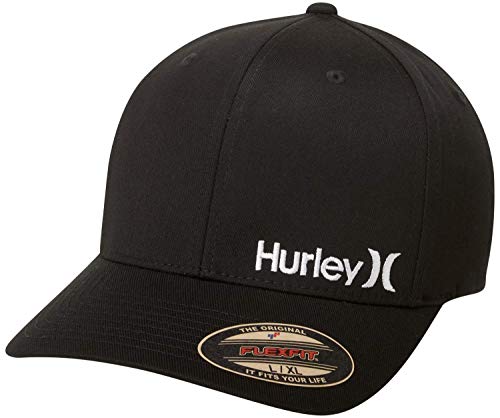 Hurley mens One & Only Corp Flexfit Perma Curve Bill Baseball Hat