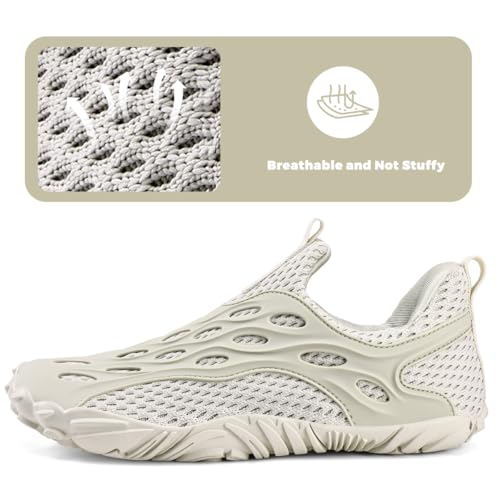 WateLves Barefoot Water Shoes Women Men Minimalist Walking Hiking Shoes Slip On Sneakers for Trekking | Trail Running | Cl...