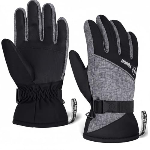 Tough Outdoors Kids Insulated Waterproof Snow Gloves - Youth Winter Ski Gloves for Girls & Boys
