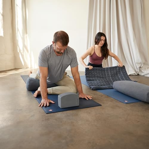 Manduka Foam Yoga Block - Recycled EVA Foam Block with Ergonomic Support, Yoga Equipment, Home Gym Accessory, & Pilates To...